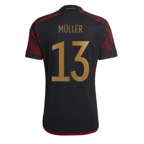 Tyskland Thomas Muller #13 Bortatröja VM 2022 Kortärmad